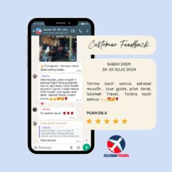 Maklum Balas Pelanggan Solehah Travel Sdn Bhd