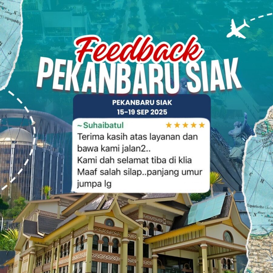Maklum Balas Pelanggan Solehah Travel Sdn Bhd