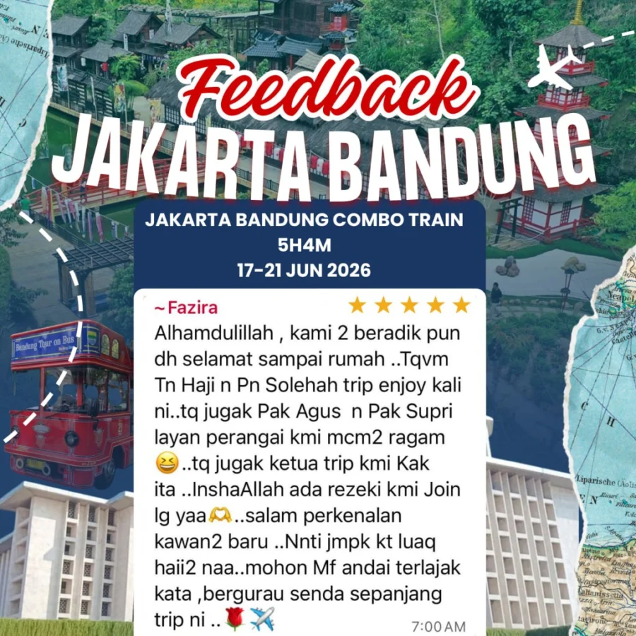 Maklum Balas Pelanggan Solehah Travel Sdn Bhd