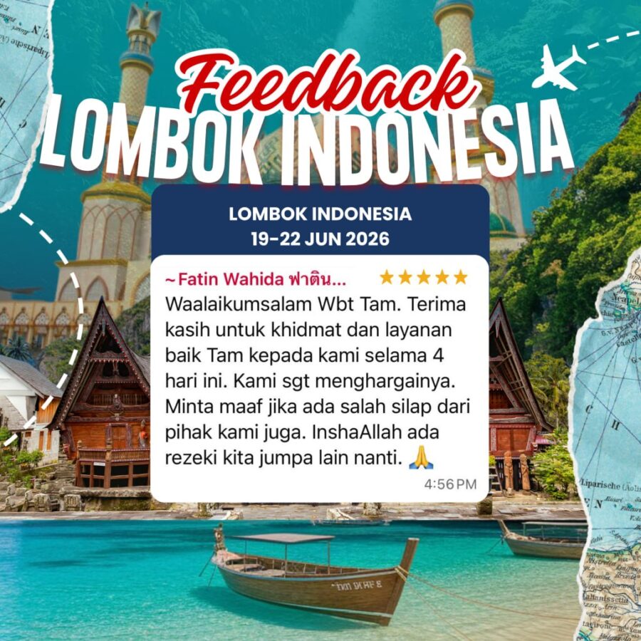 Maklum Balas Pelanggan Solehah Travel Sdn Bhd