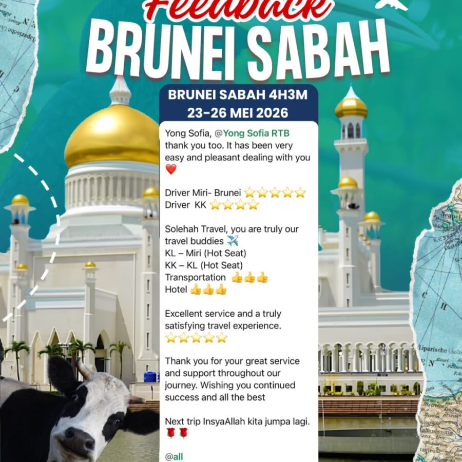 Maklum Balas Pelanggan Solehah Travel Sdn Bhd