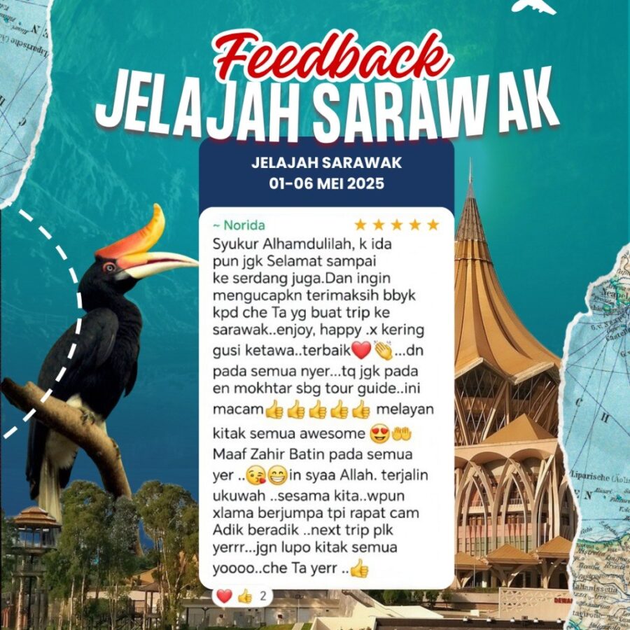 Maklum Balas Pelanggan Solehah Travel Sdn Bhd