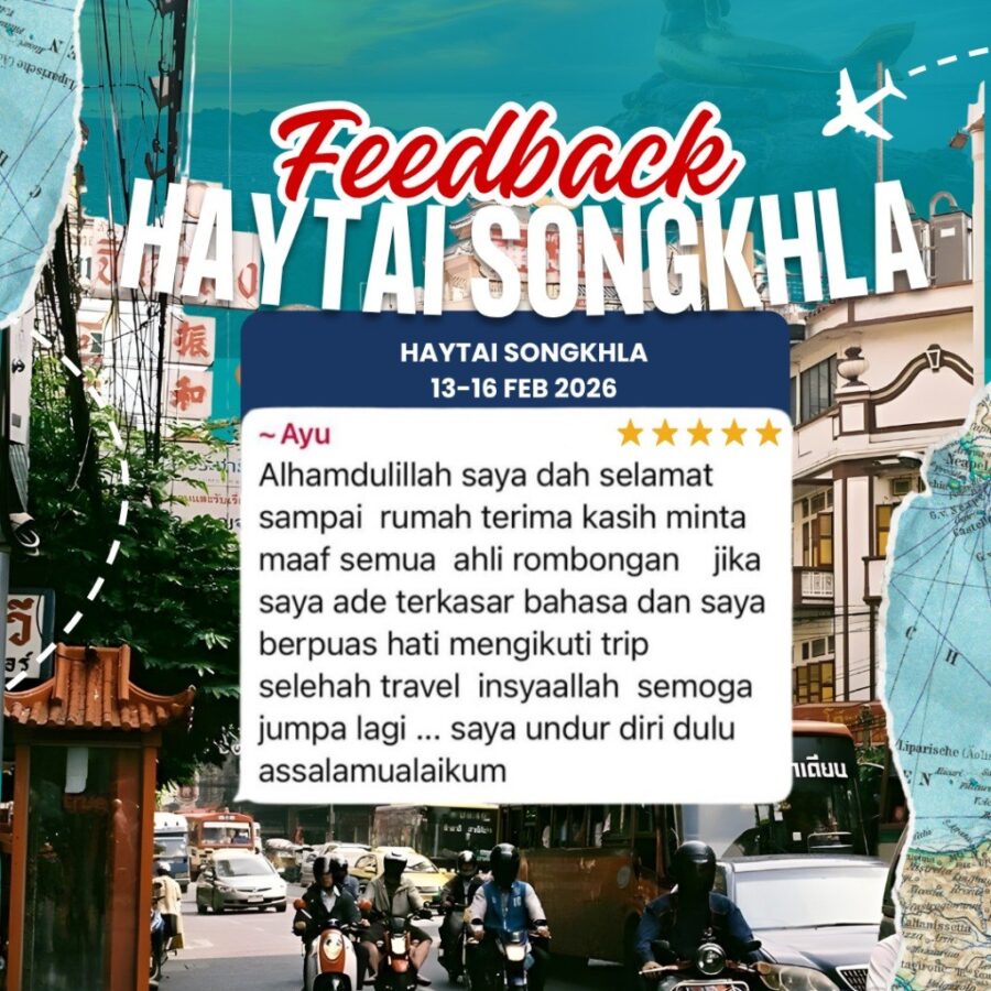 Maklum Balas Pelanggan Solehah Travel Sdn Bhd